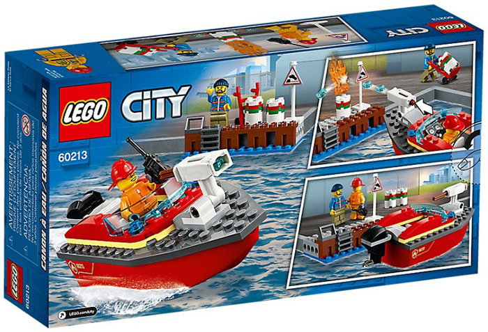 LEGO® City Kocke - Vatrogasci - Požar na doku 60213 - detalj