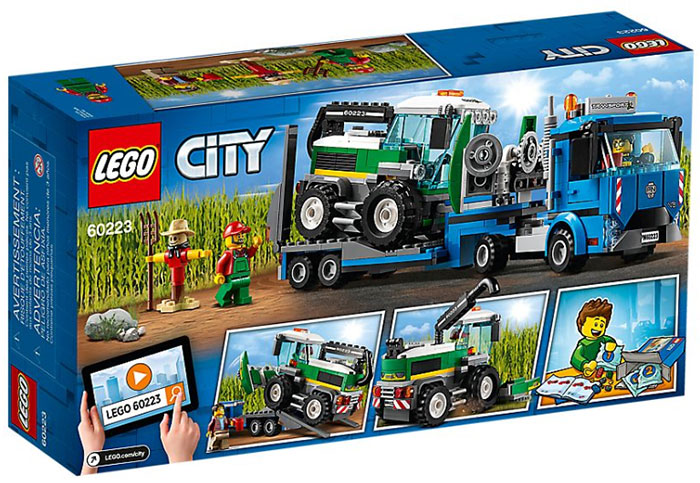 LEGO® City Kocke Transport kombajna na šleperu 60223 - detalj