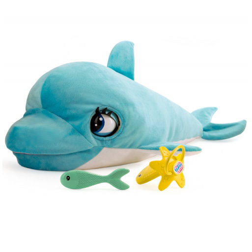 IMC Toys interaktivna plišana igračka BluBlu beba delfin - detalj