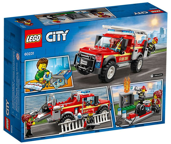 LEGO® City Kocke Vatrogasci -Interventni kamion šefa vatrogasaca 60231 - detalj