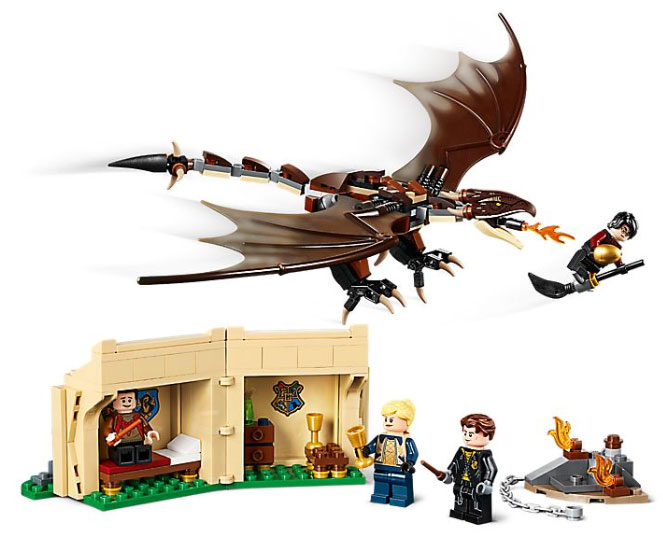 LEGO® Kocke Harry Potter - Izazov sa mađarskim šiljorepim zmajem na Tročarobnjačkom turniru 75946 - detalj