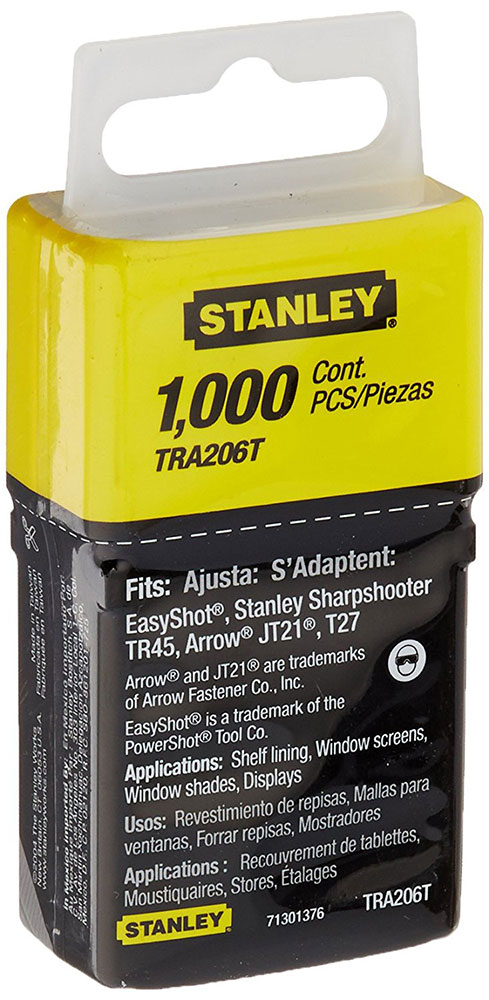 Stanley Klamerice 1000 kom - 10 mm  - detalj