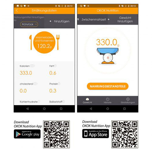 Kuhinjska vaga PC-KW1158 BT sa bluetooth app, do 5 kg - detalj