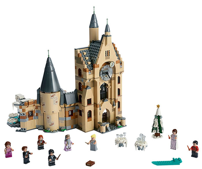 LEGO® Kocke Harry Potter - Hogvorts - Ulazna dvorana i satna kula 75948 - detalj