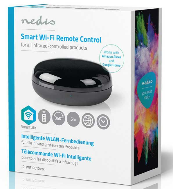 Smart Wi-Fi Univerzalni daljinski upravljač sa kontrolom preko aplikacije Nedis WIFIRC10CBK - detalj