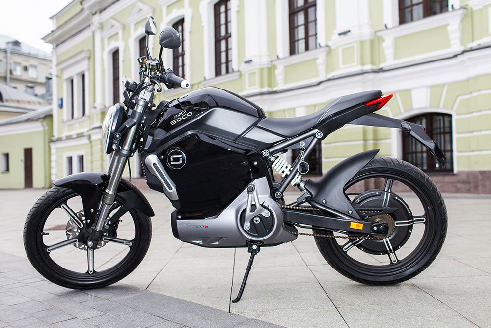 Električni Motocikl - Skuter Super Soco TS1200R Black - detalj