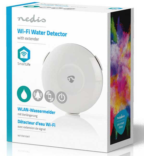 Smart Wi-Fi Detektor curenja vode Nedis WIFIDW10WT - detalj