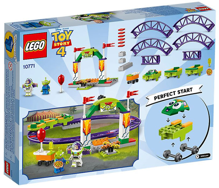 LEGO® Kocke Disney Toy Story 4 - Priča o igračkama - Karnevalski roler-koster 10771 - detalj