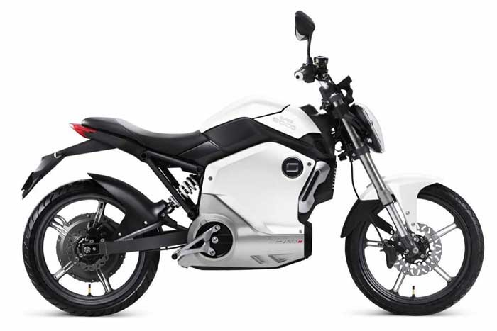 Električni Motocikl - Skuter Super Soco TS1200R White - detalj