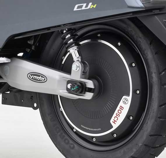 Električni Motocikl - Skuter Super Soco CUX Grey - detalj