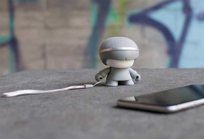 Bluetooth zvučnik Xoopar Mini Xboy Grey - detalj