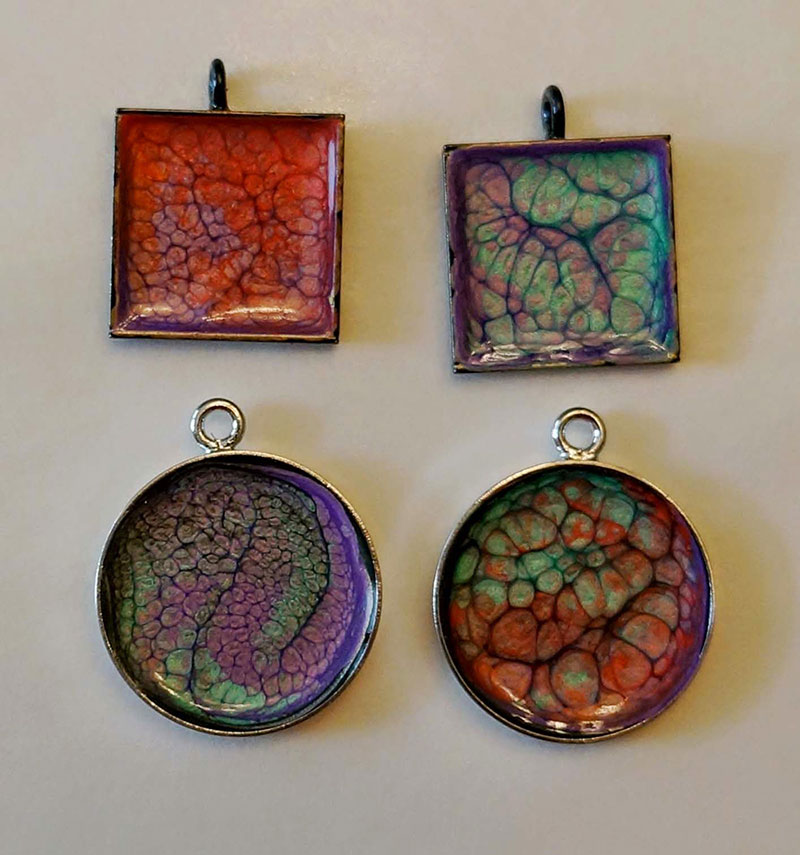 PEBEO Fantasy Accessories - Podloga od metala za nakit KVADRATNI PRIVEZAK 664357 - detalj