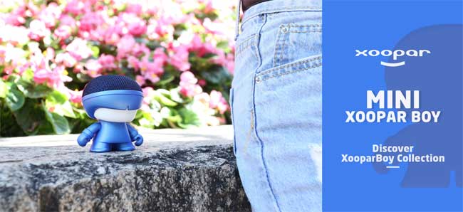 Bluetooth zvučnik Xoopar Mini Xboy Purple - detalj