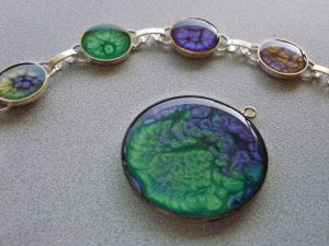 PEBEO Fantasy Accessories - Podloga od metala za nakit OVALNE MINÐUŠE 664354 - detalj