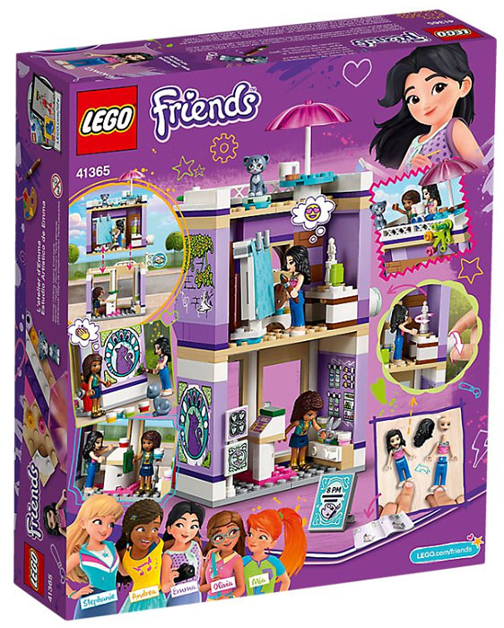 LEGO® FRIENDS Kocke - Ema - Atelje 41365 - detalj