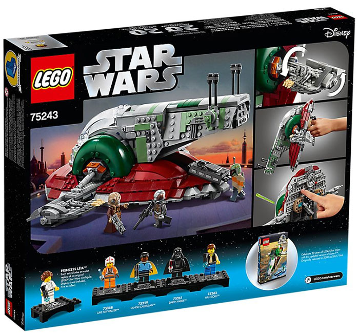 LEGO® STAR WARS™ Kocke - Slave l – 20th Anniversary Edition 75243 - detalj