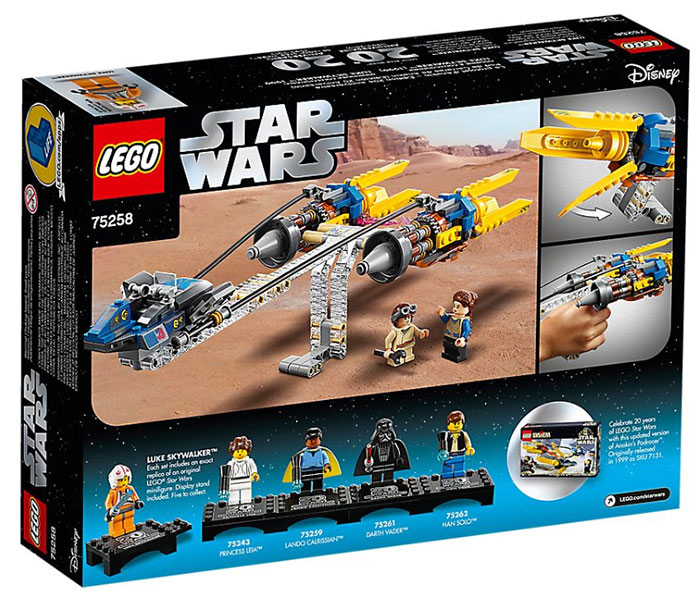 LEGO® STAR WARS™ Kocke - Anakins Podracer – 20th Anniversary Edition 75258 - detalj