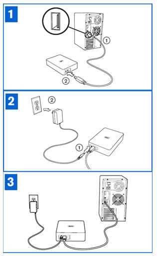 WD Elements Desktop 1 TB - detalj