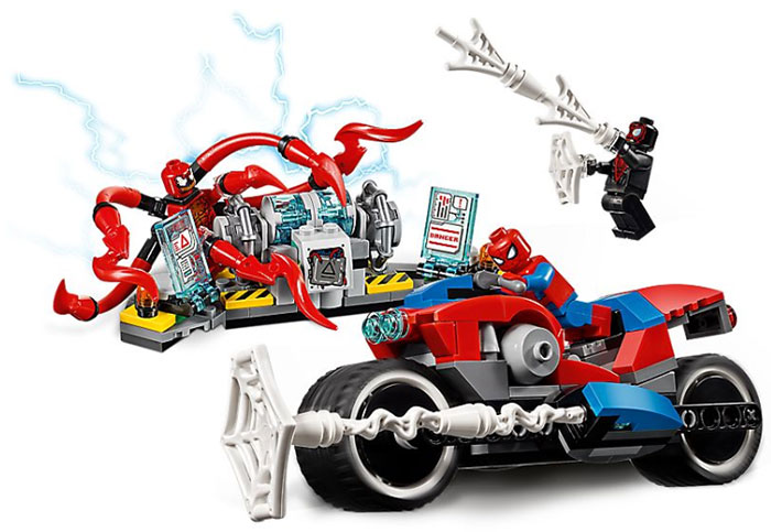LEGO® Kocke Super Heroji - Spajdermen - Pomoć na motoru 76113 - detalj