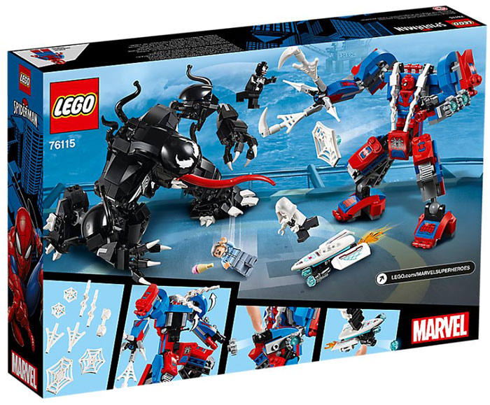 LEGO® Kocke Super Heroji - Spajdermen protiv Venoma 76115 - detalj
