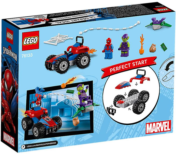 LEGO® Kocke Super Heroji - Spajdermen protiv Zelenog Goblina 76133 - detalj