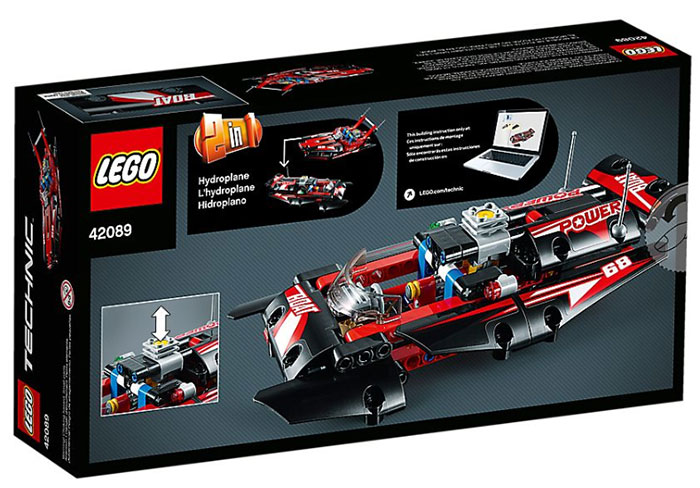 LEGO® Technic Kocke - Motorni čamac 42089 - detalj