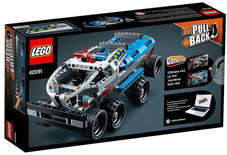LEGO® Technic Kocke - Policijska potera - Police Pursuit 42091 - detalj