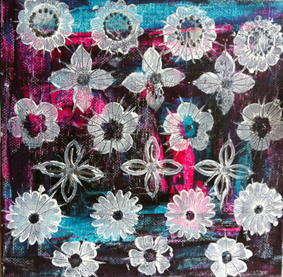 PEBEO Deco3D Touch - Pearl - Dekorativna reljefna boja MISTY ORANGE 409 biserna 30ml 664250 - detalj