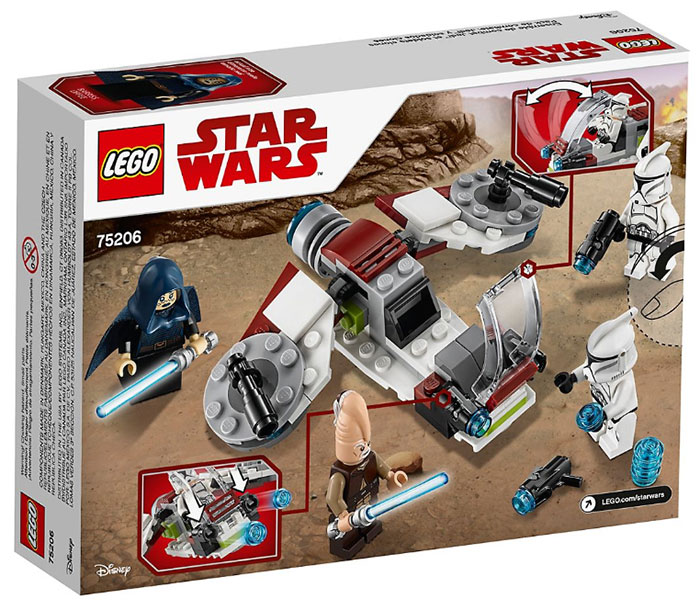 LEGO® STAR WARS™ Kocke - Jedi and Clone Troopers 75206 - detalj