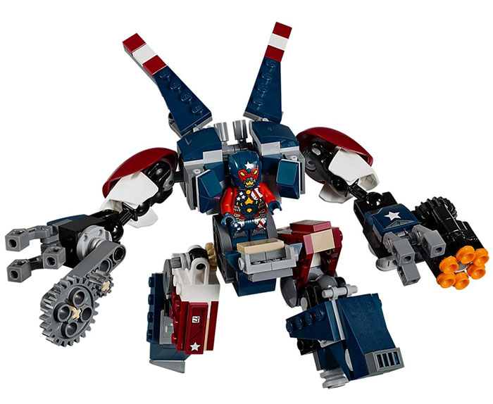 LEGO® Kocke Super Heroji - Avengers - Iron Man protiv Detroit Steela 76077 - detalj