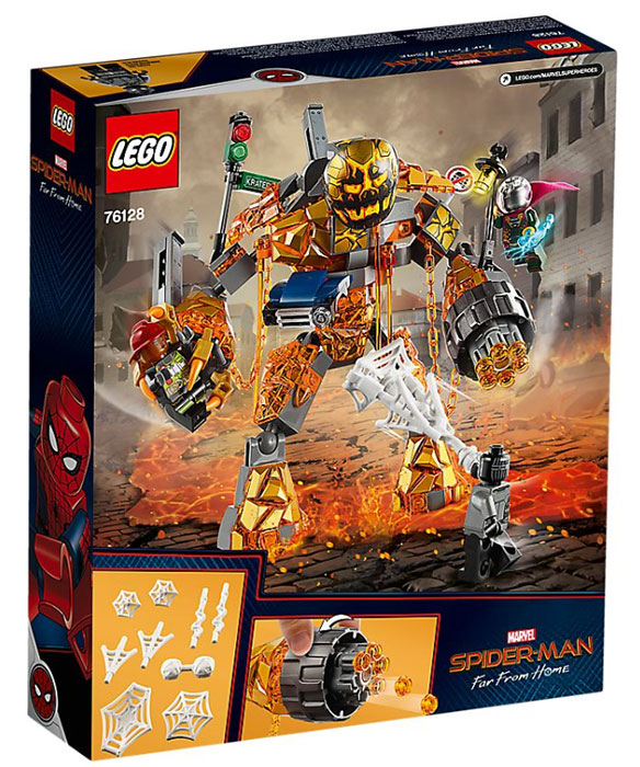 LEGO® Kocke Super Heroji - Spider-Man protiv Molten Mana 76128 - detalj