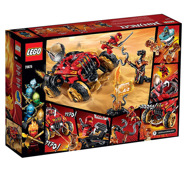 LEGO® Kocke NINJAGO - Nindža vozilo Katana 4x4 70675 - detalj