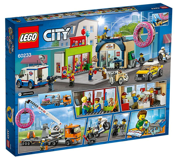 LEGO® Kocke City - Veliko otvaranje prodavnice krofni 60233 - detalj