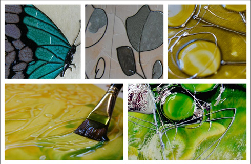 PEBEO Vitrail Cerne Relief - Kontur pasta PROVIDNA 20ml 664469 - detalj