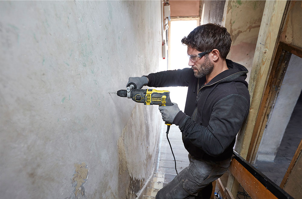 Stanley FatMax udarna bušilica FMEH850K - detalj