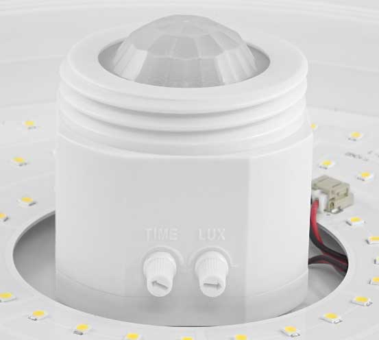 LED plafonjera sa senzorom pokreta 18W hladno bela LPFS295C1-CW-18 - detalj