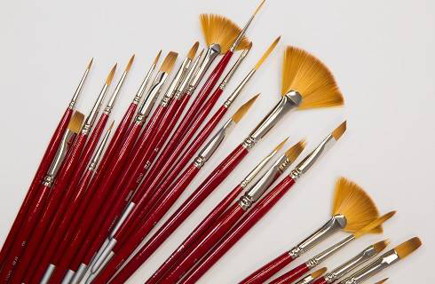 PEBEO Brushes - Set četkica flah - polyamid 3kom. 670204 - detalj