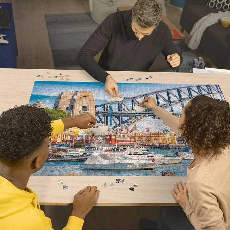Puzzle slagalica 3000 delova Tajni Sidnej Ravensburger 12001419 - detalj
