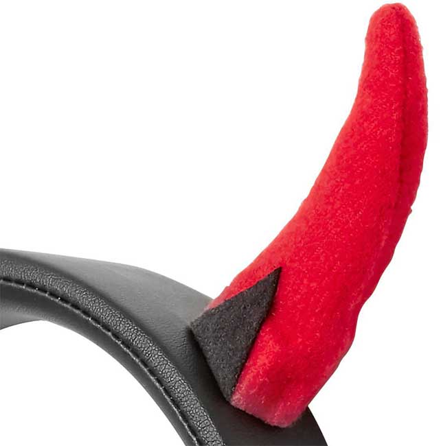 Nedis Animaticks slušalice Danny Devil sa odvojivim kablom i dodacima HPWD4000BK - detalj