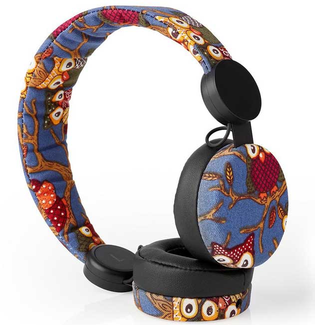 Nedis N-imal Slušalice Owl HPWD4101BK - detalj