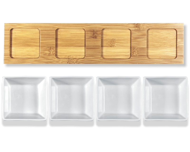 LAMART Set posuda bambus porcelan LT9020 - detalj