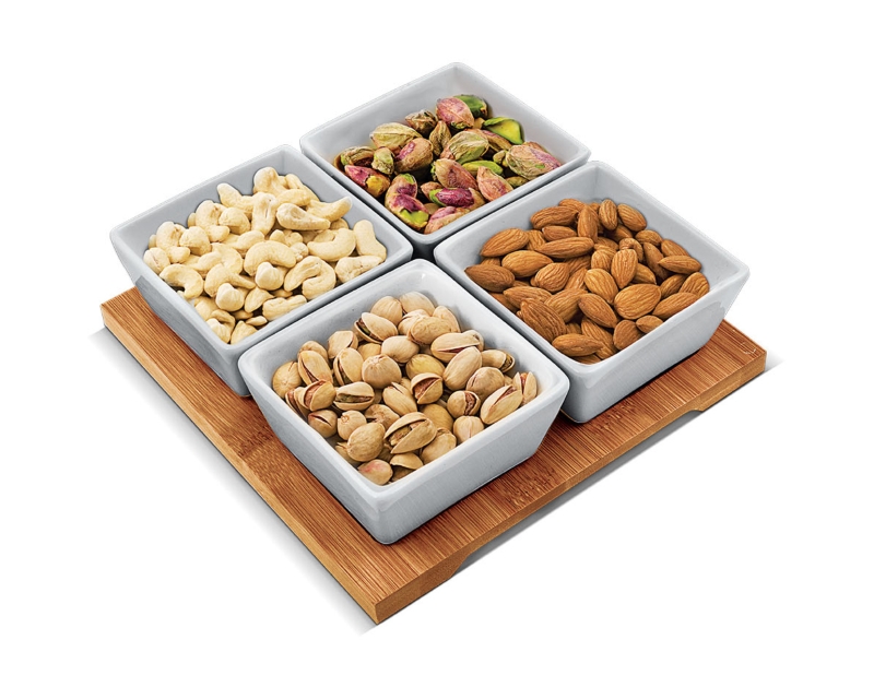 LAMART Set posuda bambus porcelan LT9018 - detalj