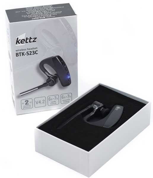 Bluetooth slušalica Kettz BTK-S23C multipoint - detalj