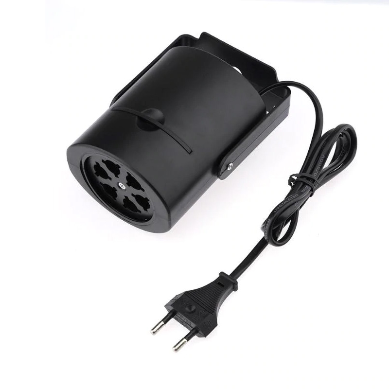 Novogodišnji LED projektor sa 4 slajda - detalj