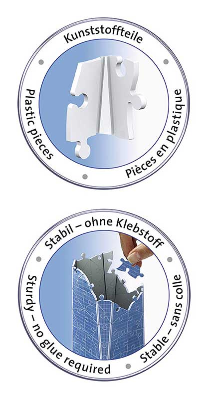 Ravensburger 3D Puzle - WTC - Svetski trgovinski centar 12562 - detalj