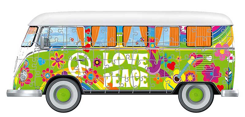Ravensburger 3D Puzle -  Hipi kombi Volkswagen T1 12532 - detalj