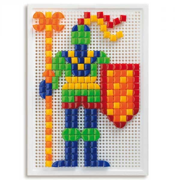 Quercetti Dečija mozaička igračka Bockalice 0954 - detalj