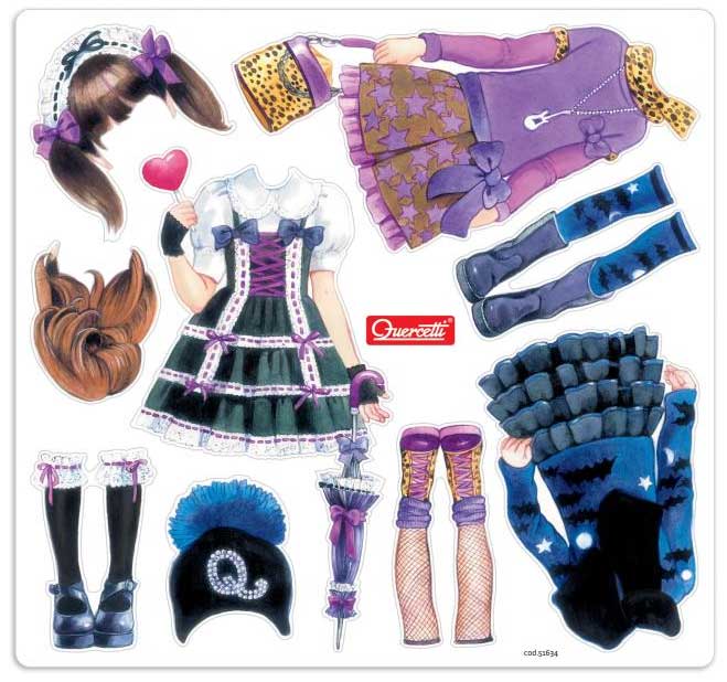 Quercetti Set Obuci Lutku Lisbeth - detalj