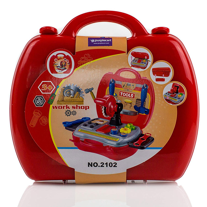 Work shop No. 2102 - Kofer sa alatom za decu - 16 delova 59121 - detalj