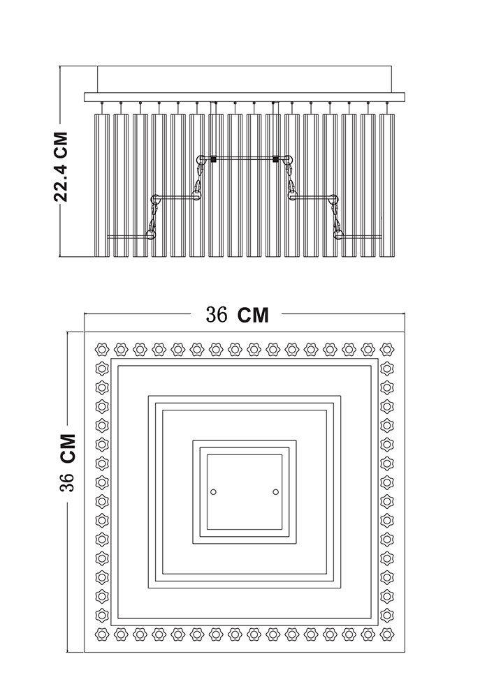 Globo plafonjera Vince 68567-18A - detalj